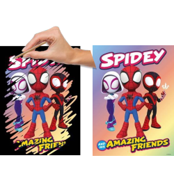 Spidey Scratch Art Posters (ctn 12 pcs)