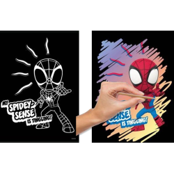 Spidey Scratch Art Posters (ctn 12 pcs)