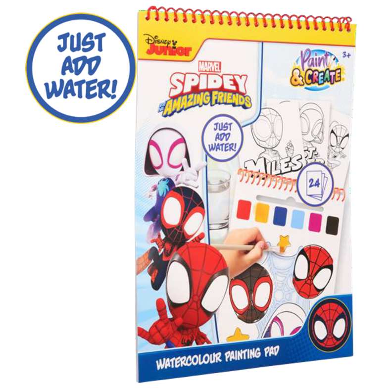 Spidey Watercolour painting pad (ctn 12 pcs)