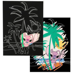 Stitch Scratch Art Posters (ctn 12 pcs)