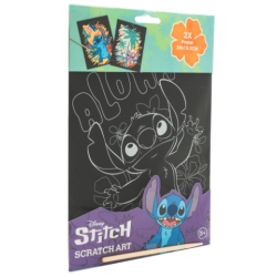 Stitch Scratch Art Posters (ctn 12 pcs)