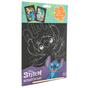 Stitch Scratch Art Posters (ctn 12 pcs)
