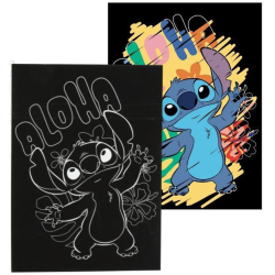 Stitch Scratch Art Posters (ctn 12 pcs)